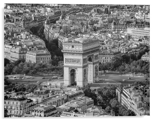  Arc de Triomphe Acrylic by David Smith