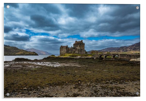 Eilean Donan Castle Acrylic by Stephen Ward