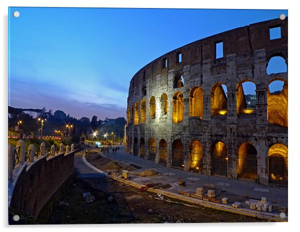 Colosseum Acrylic by Luigi Scuderi