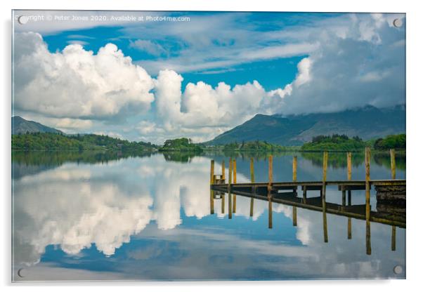 Derwentwater Acrylic by Peter Jones