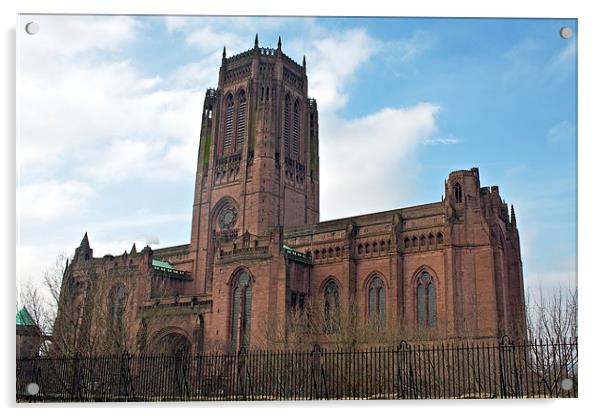Liverpool Anglican Cathedral Acrylic by ken biggs