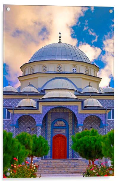 Turkish Mosque Acrylic by ken biggs