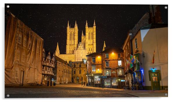 Lincoln, under the stars Acrylic by Andrew Scott