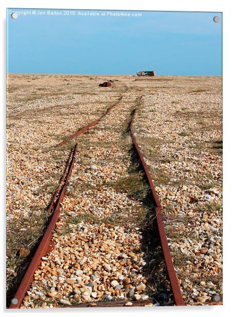  Dead Rail Acrylic by Jon Barton
