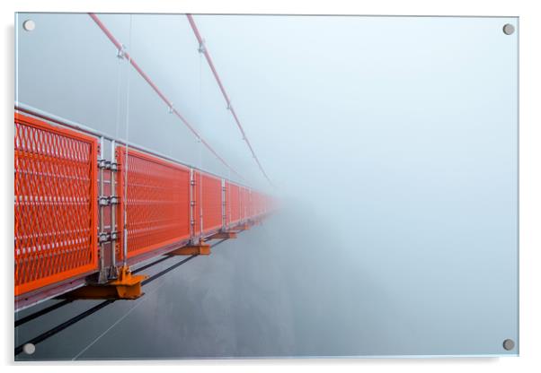Disappear Adventure Bridge in foggy Acrylic by Ambir Tolang
