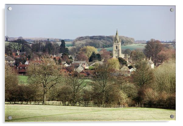  Tranquil Eppingham in Rutland Acrylic by William Robson