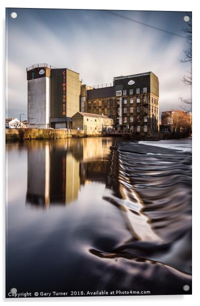 Sugden's Mill Acrylic by Gary Turner