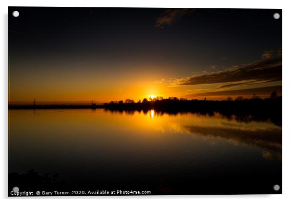 Ardsley Sunset I Acrylic by Gary Turner