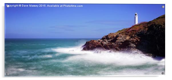 Trevose Head Lighthouse Acrylic by Dave Massey