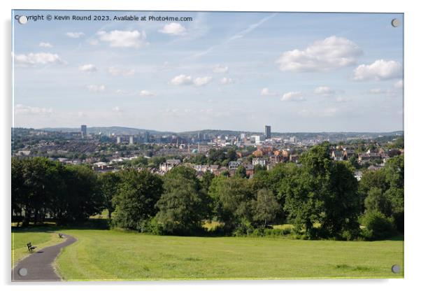 Sheffield Panorama Acrylic by Kevin Round
