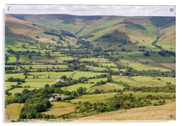 Edale countryside Acrylic by Kevin Round