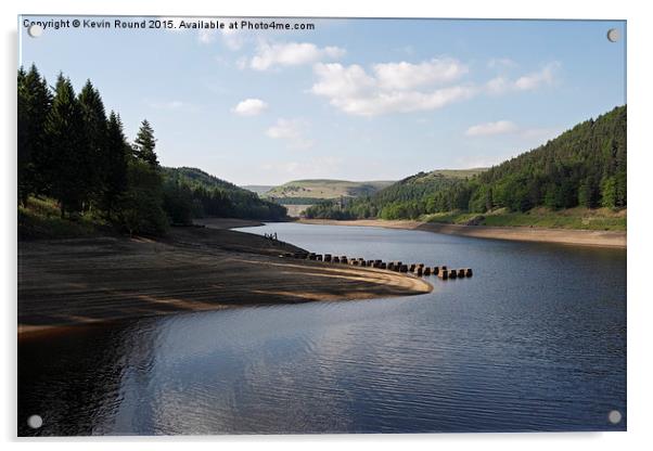 Derwent Reservoir Acrylic by Kevin Round