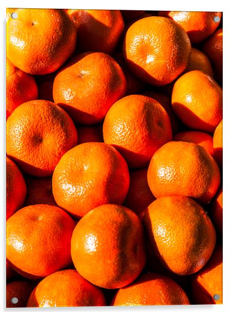 Oranges Acrylic by Chris Watson