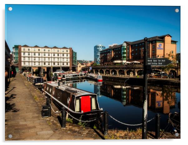 Victoria Quays, Sheffield Acrylic by Chris Watson