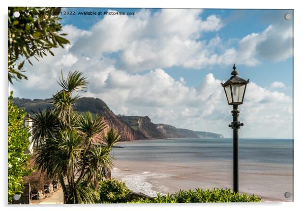 A view of Sidmouth Acrylic by Jo Sowden