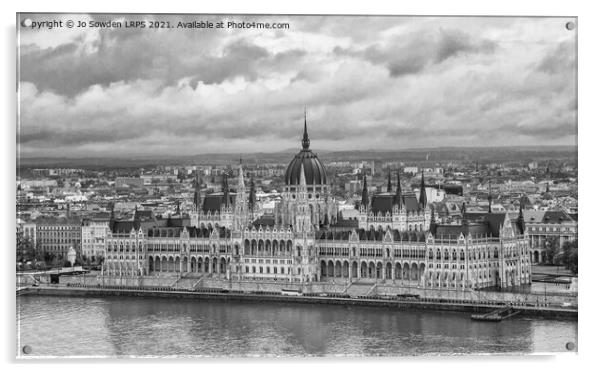 The Budapest Parliament building Acrylic by Jo Sowden