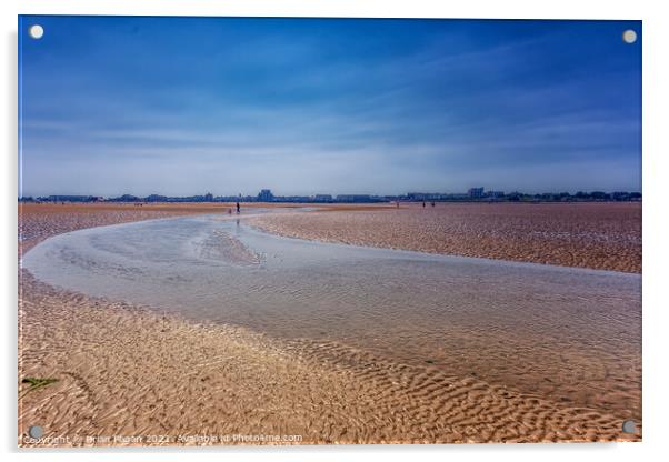 Cleethorpes Beach Acrylic by Brian Fagan