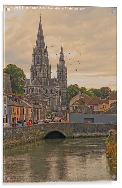  Cork city Acrylic by Brian Fagan