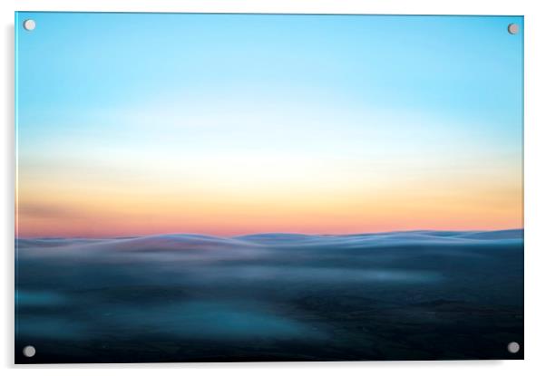 Cloud inverse from Brecon Acrylic by Owen Bromfield