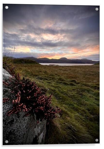 Isle of Skye landscape Acrylic by Jolanta Kostecka
