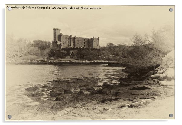 Dunvegan castle, Isle of Skye Acrylic by Jolanta Kostecka