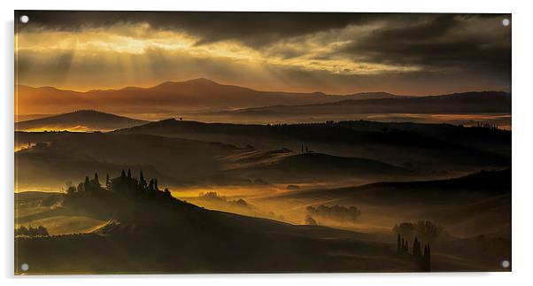 Tuscan Dawn Acrylic by Giovanni Giannandrea