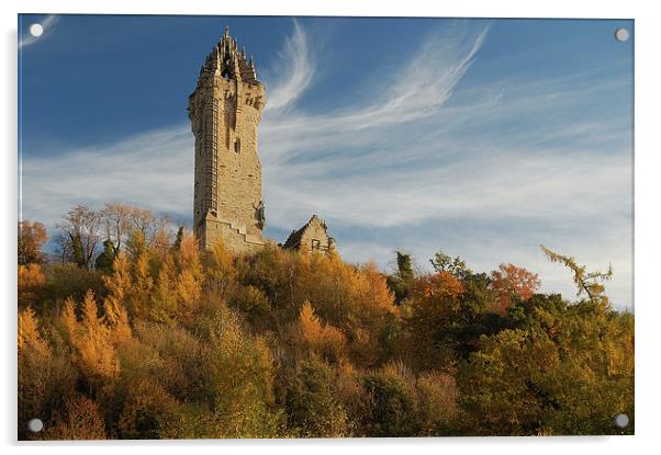  The Wallace Monument Acrylic by Graham Hill