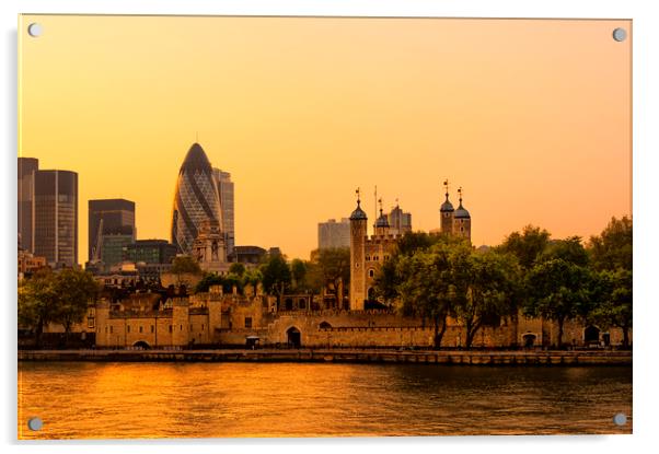  Tower of London Acrylic by Svetlana Sewell