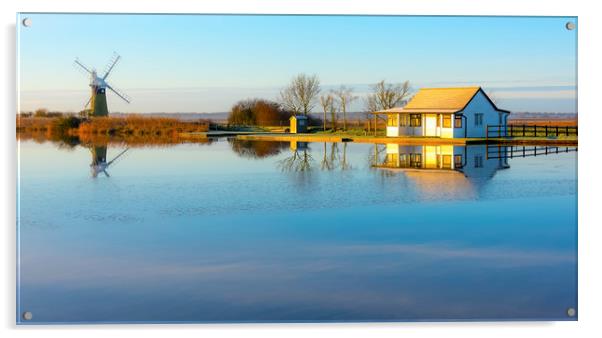 Morning in Norfolk Acrylic by Svetlana Sewell