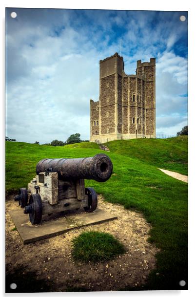 Orford Castle Acrylic by Svetlana Sewell