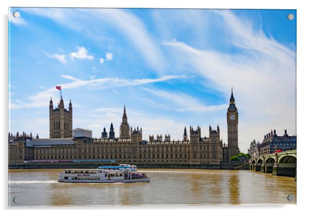Westminster  Acrylic by Svetlana Sewell