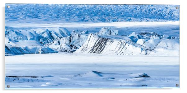 Glacier Ice Rocks Acrylic by Svetlana Sewell