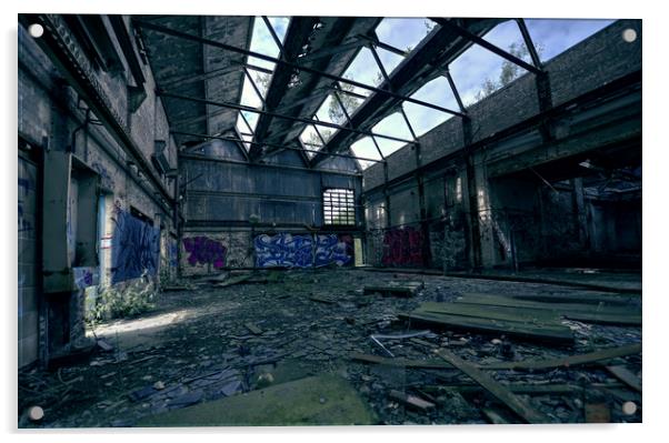 Abandoned Warehouse Acrylic by Svetlana Sewell