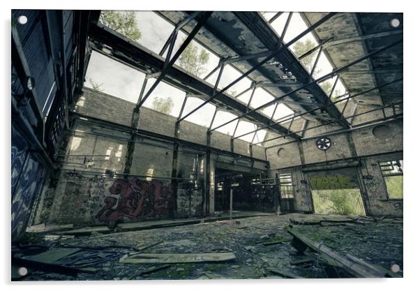 Derelict Warehouse Acrylic by Svetlana Sewell