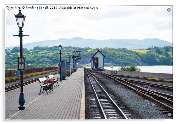 Porthmadog Acrylic by Svetlana Sewell