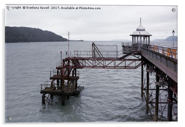 End of a Pier Acrylic by Svetlana Sewell