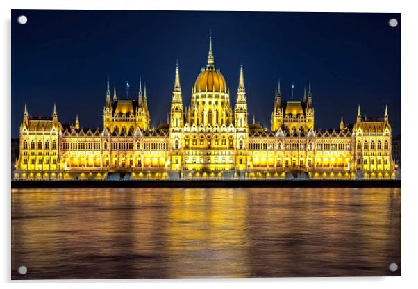Parliament building Acrylic by Svetlana Sewell