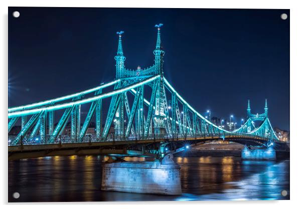 Liberty Bridge Acrylic by Svetlana Sewell