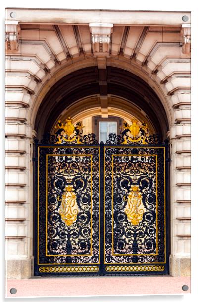 Gate to Buckingham Palace Acrylic by Svetlana Sewell