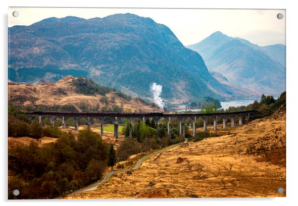 Glenfinnan viaduct Acrylic by Svetlana Sewell