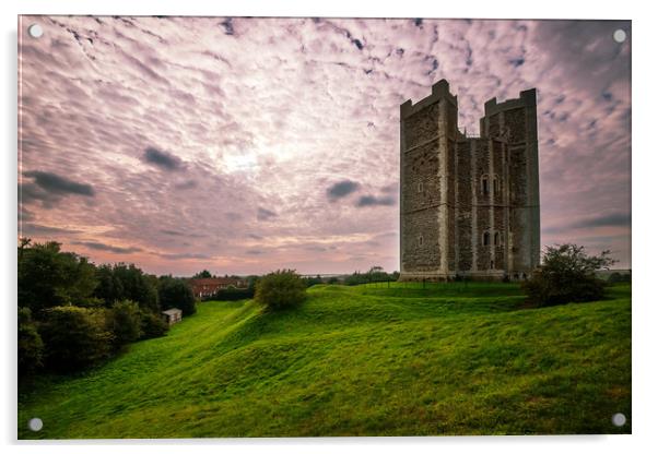 Orford Castle Acrylic by Svetlana Sewell