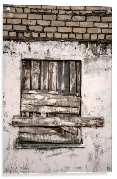 Abandoned building Acrylic by Svetlana Sewell