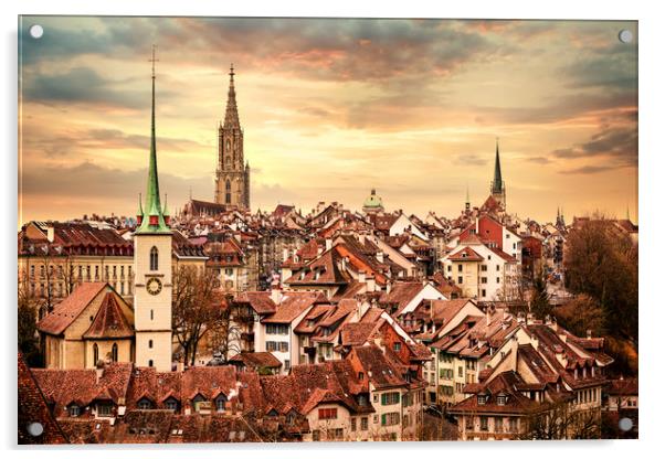 City of Bern Acrylic by Svetlana Sewell