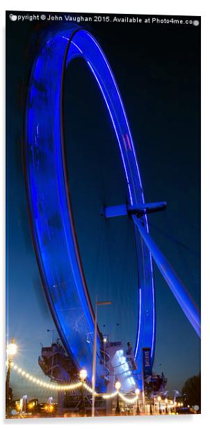  Turning London Eye into a Catherine Wheel Acrylic by John Vaughan