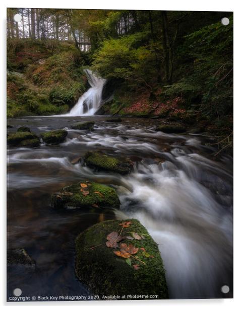 Peiran Falls, Hafod Estate Acrylic by Black Key Photography