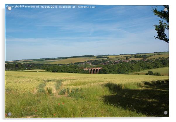 Darenth Valley Acrylic by Ravenswood Imagery