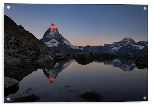 Matterhorn Acrylic by Sandra Kepkowska