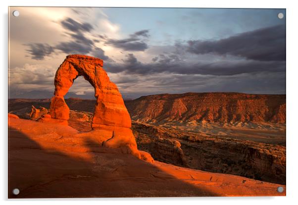 Delicate Arch, Arches National Park Acrylic by Sandra Kepkowska