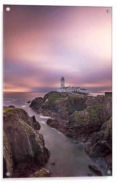 Fanad Lighthouse Acrylic by Sandra Kepkowska