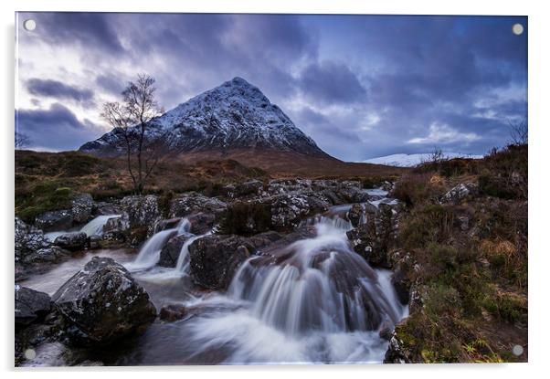 Buachaille Etive Mor Acrylic by Sandra Kepkowska